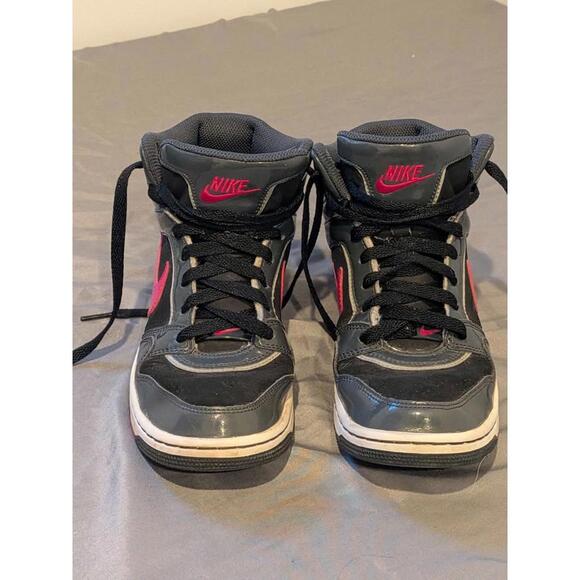 Nike high-top sneakers black pink leopard print - Picture 3 of 6